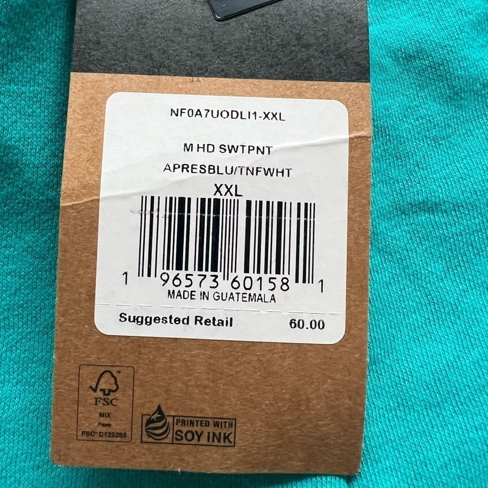 NWT Carhartt Relaxes Fit Jogger Sweatpants (Men's 2XL) Teal(B5) - Picture 3 of 6